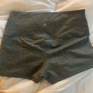 Grey lululemon shorts